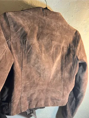Blank NYC Suede Moto Jacket - Brown thumbnail 14
