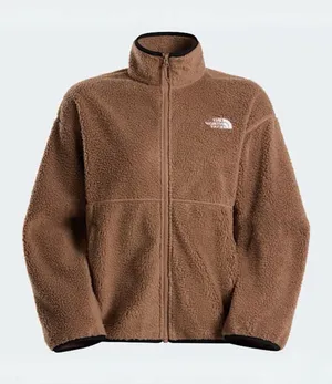 The North Face Women’s Koian High Pile Fleece Jacket Full Zip in Latte Size XL thumbnail 1