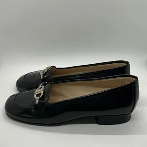 Christian Dior Authentic Black Leather Buckle Loafer Dress Shoes **Sz 36/Sz 6** thumbnail 6