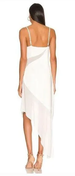 NBD Delfino Slip Dress in Ivory XS thumbnail 2
