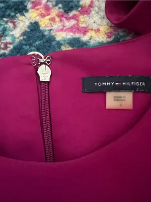 Tommy Hilfiger Women's Fuchsia Bell-Sleeve Shift Dress thumbnail 9