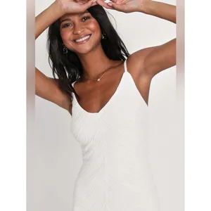 Lulus Like a Movie Star White Sequin Bodycon Mini Dress Size XS NWT Bachelorette thumbnail 3