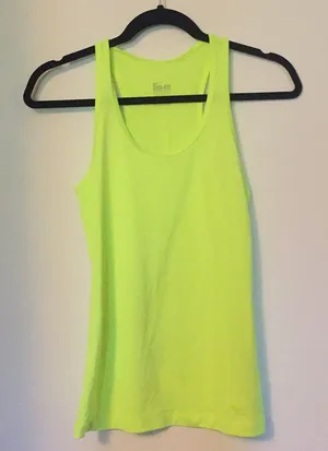 Nike Neon yellow tank top XS thumbnail 1