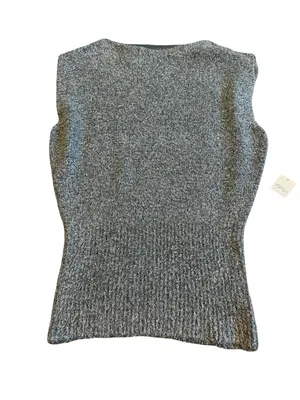 Free People Talia Sweater Mini Dress Sleeveless Grey Sparkle Size Small NWT thumbnail 2