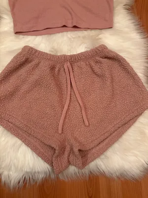 Aerie Super cute nude pink matching lounge set, size XS thumbnail 3
