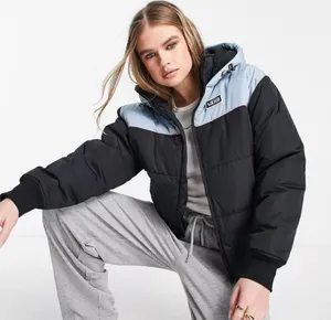 Hard Rain MTE Puffer Jacket Black And Blue thumbnail 2