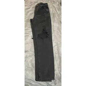 American Eagle‎ SZ 0 Black Comfort Stretch Waistband Jeans Mom Jean thumbnail 5