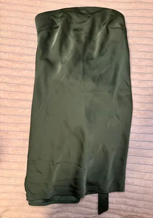 Hello Molly Olive Satin Mini Dress thumbnail 3