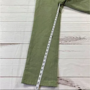 What Goes Around Comes Around Womens Green Tempest Straight Leg Overalls Medium thumbnail 8