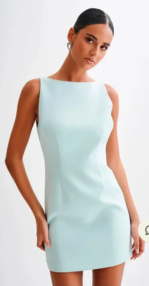 Ice Blue Mini Dress thumbnail 3