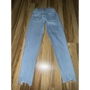 American Eagle Curvy Mom Jean Women's‎ Sz 00 Blue High Rise Distressed thumbnail 7