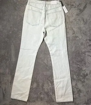 WeWoreWhat The Icon Jean Size 28 Icy Light Wash High Rise Straight Leg NEW #1600 thumbnail 9