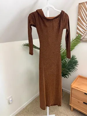 Significant Other Liliana Maxi Dress Chocolate Size US 2 thumbnail 6