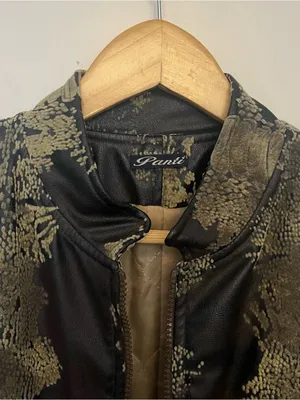 Vintage Alberto Pantini Leather Jacket Size 48 Brown thumbnail 3