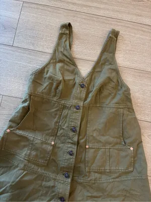 We the Free People Women’s Pocket Full of Sunshine Dress Green Size M thumbnail 1