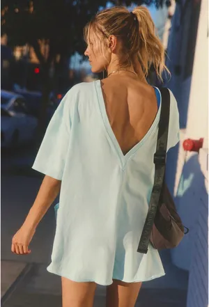 Free People Movement Hot Shot Tee Romper thumbnail 2