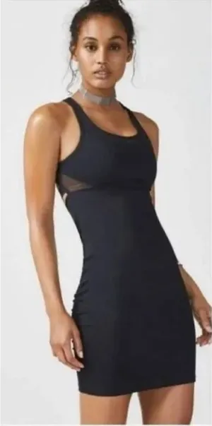 Fabletics Tropez Athletic Black Racerback Dress Build in Bra Size Small thumbnail 1