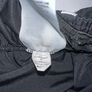 Nike Dri Fit Tempo Shorts Womens Medium Black White Trim Brief Lined Running C thumbnail 4