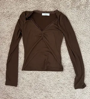 Long sleeve top Brown Size M thumbnail 1
