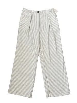 NWT Free People Pin Striped Trouser Pants Size Large thumbnail 1