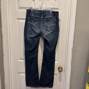 VTG Wrangler Women's Jeans Size 13/14 Blue Denim 34X33 Bootcut Cotton Blend‎ thumbnail 7