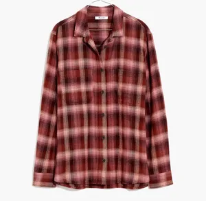 Madewell Oversized Ex-Boyfriend Button Down Flannel thumbnail 3