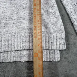 L.L. Bean Signature Sweater Womens S Gray Marled Mock Neck Pullover Cozy Soft thumbnail 6