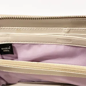 COACH SoHo Leather Metal Buckle‎ Zip Around Accordion Wallet thumbnail 5