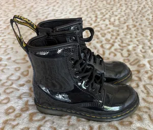 Dr. Martens 1460 Boots Black Patent Leather Kids Size: 11 (Youth) thumbnail 6