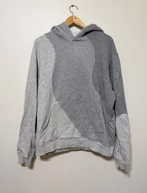 ALO Yoga Make Waves Hoodie in Athletic Heather Grey Tonal Size Medium thumbnail 1