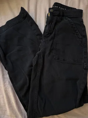 American Eagle Jeans Super High-Rise Wide-Leg Baggy thumbnail 1