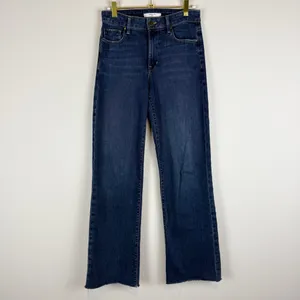 Fidelity‎ Denim Katie High Rise Classic Flare Wide Leg Jeans St Tropez Size 25 thumbnail 4