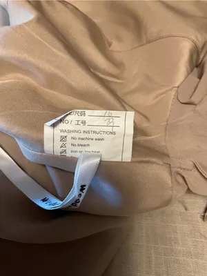 Layered Taupe Maxi Dress with Flutter Sleeves Brown Size 16 thumbnail 8