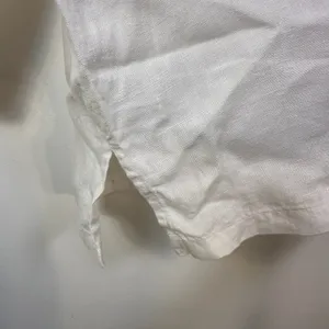 Hot Cotton by‎ Marc Ware White Linen Button Down 3/4 Roll Tab Sleeve Shirt M thumbnail 6