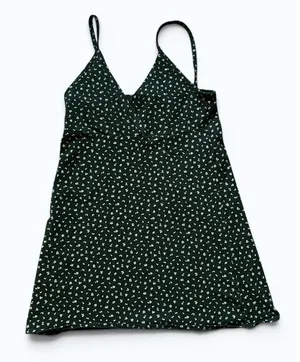 Brandy Melville John Galt Green Mini Slip Dress Womens 0 Strappy Made in Italy thumbnail 1