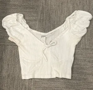 PacSun Top White Crop thumbnail 1