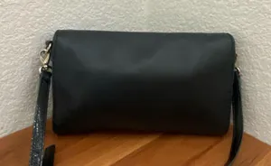 KATE SPADE Black Leather Hampton Road Juliana Turnlock Crossbody Bag thumbnail 5