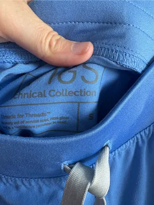 Figs blue scrub pants size small thumbnail 3