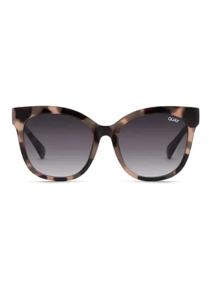 Quay Australia Its My Way Sunglasses Milky Tortoise/Smoke Gradient Cat Eye 57495 thumbnail 2