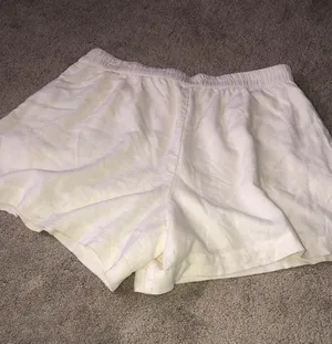 Abercrombie Cream Linen Shorts Large thumbnail 7