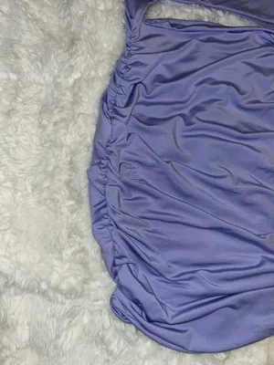 SheIn NWOT One Shoulder Lilac Short Dress thumbnail 3