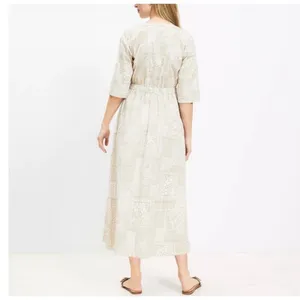 LOFT Tile Utility Midi Pocket Dress Khaki Tan Size 4‎ NEW thumbnail 3