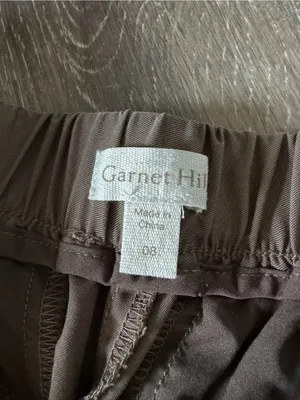 Garnet Hill Wide-Leg Pants 100% Tencel Lyocell thumbnail 4