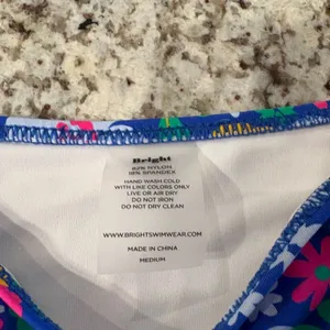 Bright swimwear floral bikini thumbnail 2