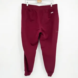 FIGS Technical Collection Womens Zamora Jogger‎ Nursing Scrub Pants Burgundy XL thumbnail 8