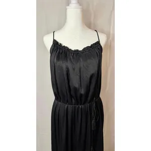NWT & Other Stories Strappy Tassel Tie Maxi Dress Black sz. 2 thumbnail 9