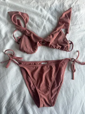 Target Light Pink Ruffle Bikini Set thumbnail 1