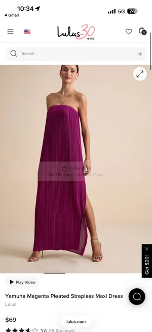 Lulus Dress Maxi thumbnail 2