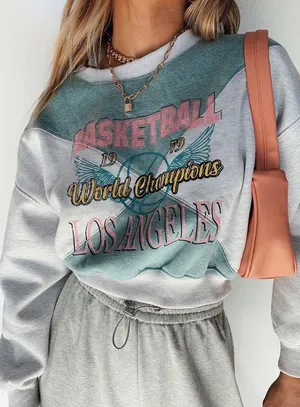 Princess Polly Crop Crewneck thumbnail 1
