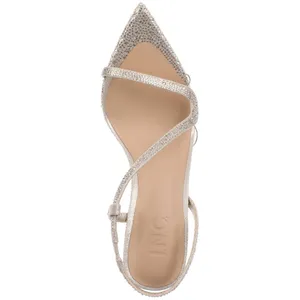 INC International Concepts Angiee Sandals Evening Stiletto Champagne Brown 6.5M thumbnail 10